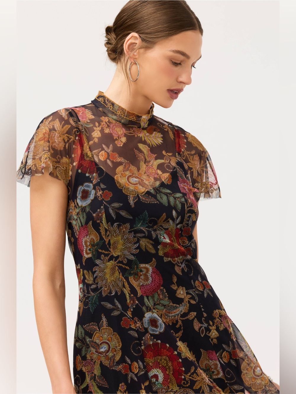 NWT JOHNNY WAS KAIMARIE MESH DRESS - Picture 5 of 6